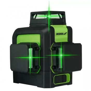 Dedra MC0904 Lazerinis žalias nivelyras 3D, 45m