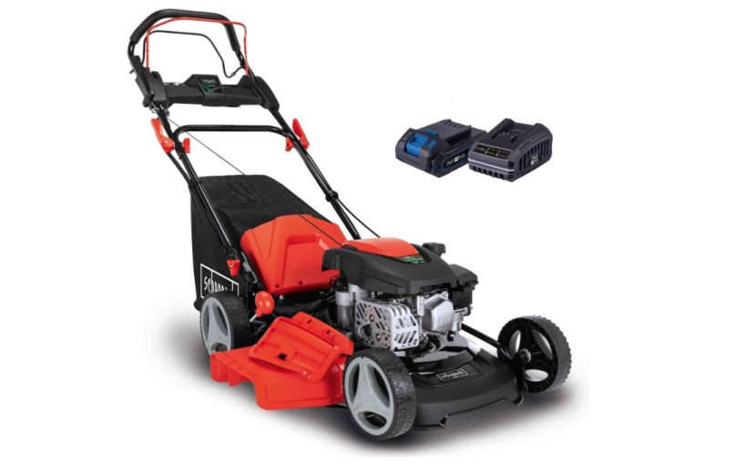 Scheppach MS150-46E Savaeigė benzininė vejapjovė 2,6kW su elektriniu starteriu
