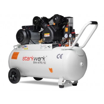 Starkwerk SW 475/10 Tepalinis oro kompresorius 230V, 2,2kW, 100l