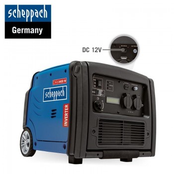 Scheppach SG3400i + nuotolinis valdymas , Inverterinis generatorius 2,8 kW, el.starteris