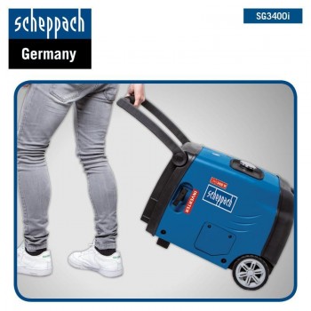 Scheppach SG3400i + nuotolinis valdymas , Inverterinis generatorius 2,8 kW, el.starteris
