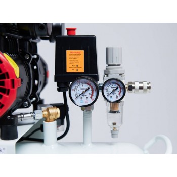 Starkwerk Silent SW 477/10 Pro Betepalinis oro kompresorius 3,3kW, 400V, 100l, tylaus veikimo