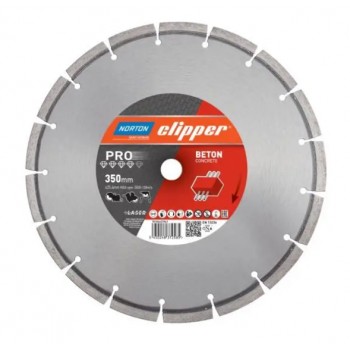 350x20mm Deimantinis pjovimo diskas betonui NORTON Clipper PRO BETON