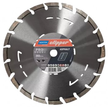 350x20mm Deimantinis pjovimo diskas asfaltui NORTON Clipper PRO ASPHALT II