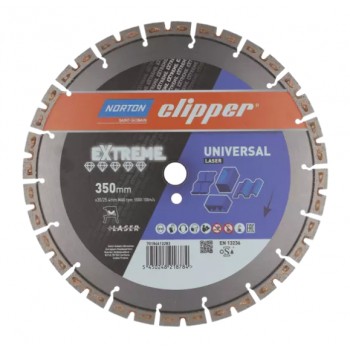 900x60mm Universalus deimantinis pjovimo diskas NORTON Clipper Extreme Universal Laser