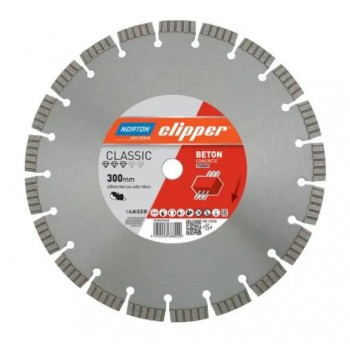 350x20mm Deimantinis pjovimo diskas betonui NORTON Clipper CLASSIC BETON TURBO