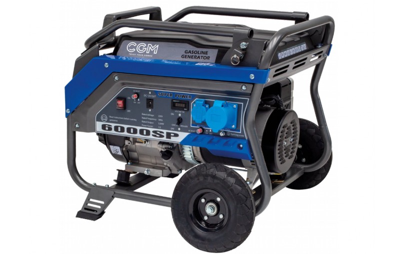 CGM 6000SP Benzininis generatorius 5400W, 230V, 6kVA