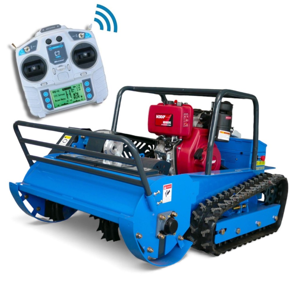 GUST HT750 Dyzelinis mulčeris-robotas 12Ag, 80cm