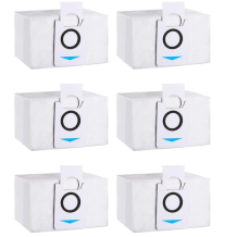 Ecovacs dulkių maišai 6 vnt. tinkami modeliams Deebot X1 OMNI, T20 OMNI, T10 OMNI, X1 TURBO