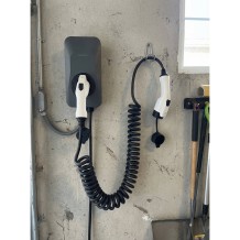 Spiralinis įkrovimo laidas Type 2 - Type 1 -  ( 32A, 1 Fazė, 6,6KW )