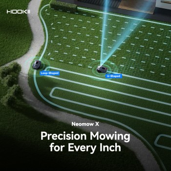 Hookii Neomow X Belaidis vejos robotas 4000m² (Parodinis modelis)