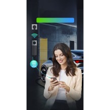 Įkrovimo laidas 220V - type 2 ( 16A, 1 fazė 3,3 kW) su Wi-Fi funkcija