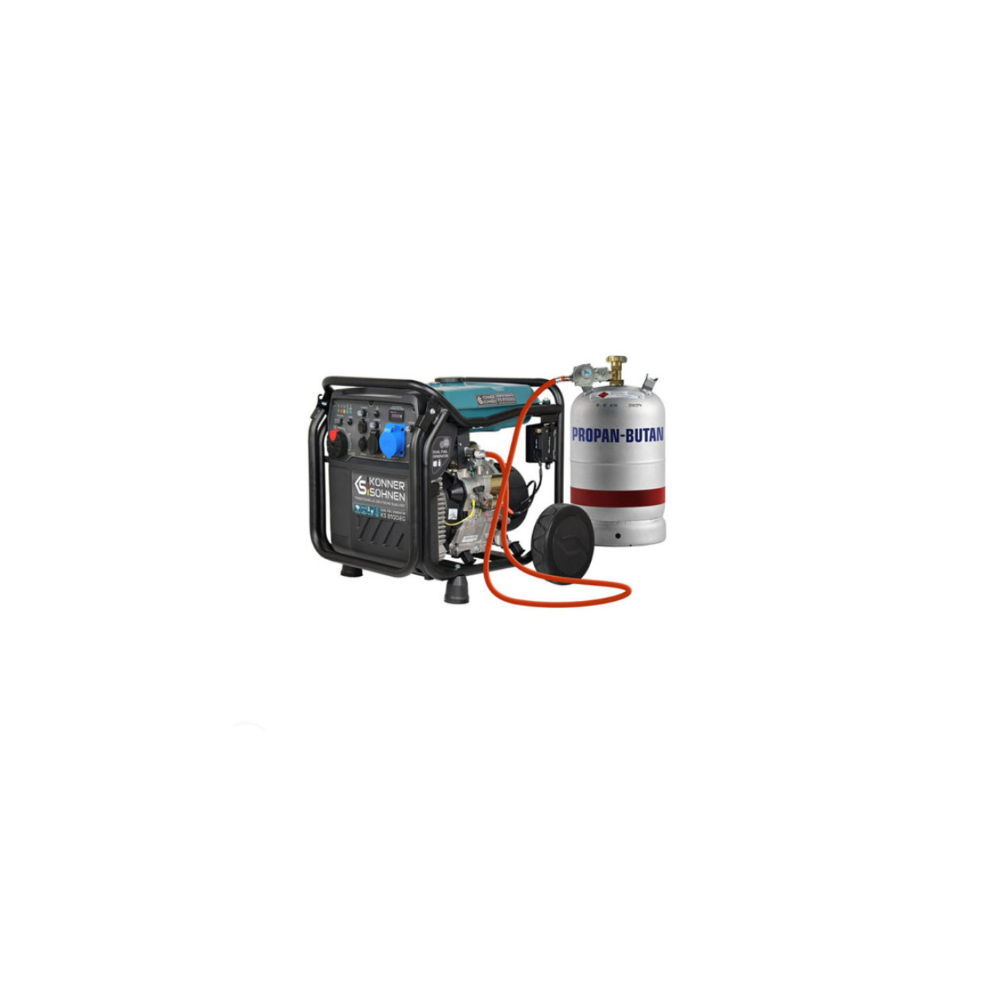Konner&Sohnen KS8100iEG Inverterinis benzininis/dujinis generatorius 8,0kW, 230V