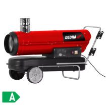 Dedra DED9956TK Dyzelinis šildytuvas 50 kW su išmetamųjų dujų šalinimu ir termostatu