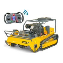 GUST 800 Benzininis mulčeris-robotas 80cm, 764cc