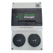 Krovimo stotelė 3 Fazės, 22 kW su Type 2 rozetėmis (2 vnt)