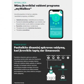 Wallbox krovimo stotelė - Pulsar Max 7,4kW