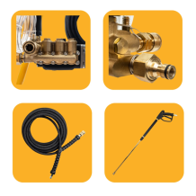JCB-PW7532P24 Benzininė aukšto slėgio plovykla 7.5Ag, 10.7l/min