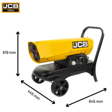 JCB-SH70DP24 Dyzelinis / žibalinis oro šildytuvas 20 kW