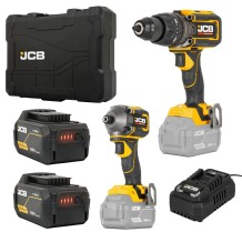 JCB-18PKIT-3 Akumuliatorinių įrankių rinkinys 18V, 160Nm