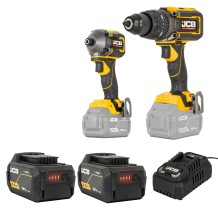 JCB-18PKIT-3 Akumuliatorinių įrankių rinkinys 18V, 160Nm
