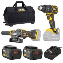 JCB-18PKIT-4 Akumuliatorinių įrankių rinkinys 18V, 75Nm, 115mm