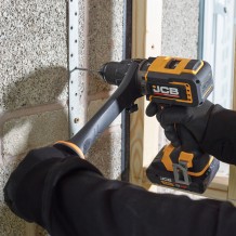 JCB-18PCD-160-5 akumuliatorinis smūginis gręžtuvas-suktuvas 18V, 160Nm, 2x5.0Ah