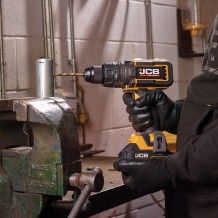 JCB-18PCD-160-5 akumuliatorinis smūginis gręžtuvas-suktuvas 18V, 160Nm, 2x5.0Ah
