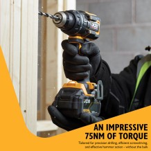 JCB-18PCD-75-5 akumuliatorinis smūginis gręžtuvas-suktuvas 18V, 75Nm, 2x5.0Ah