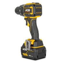 JCB-18PCD-75-5 akumuliatorinis smūginis gręžtuvas-suktuvas 18V, 75Nm, 2x5.0Ah