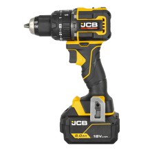 JCB-18PCD-75-5 akumuliatorinis smūginis gręžtuvas-suktuvas 18V, 75Nm, 2x5.0Ah