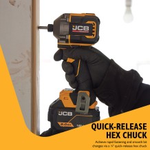 JCB-18PID-230 akumuliatorinis smūginis suktuvas 18V, 230Nm