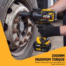 JCB-18PIW-2000 Akumuliatorinis smūginis veržliasukis 18V, 3/4", 2000Nm