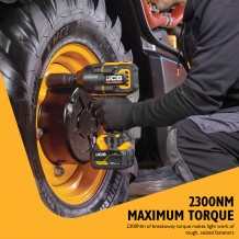 JCB-18PIW-2300 Akumuliatorinis smūginis veržliasukis 18V, 1", 2300Nm