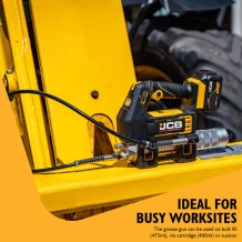JCB-18PGG-VS Akumuliatorinis tepalo švirkštas 18V, 700bar