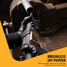 JCB-18PDG-6 Akumuliatorinis tiesinis šlifuoklis 18V, 6/8mm