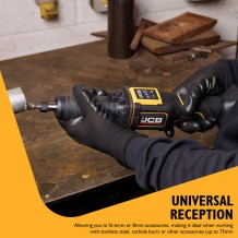 JCB-18PDG-6 Akumuliatorinis tiesinis šlifuoklis 18V, 6/8mm