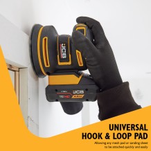 JCB-18POS-125 Akumuliatorinis ekscentrinis šlifuoklis 18V, 125mm