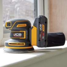 JCB-18POS-125 Akumuliatorinis ekscentrinis šlifuoklis 18V, 125mm