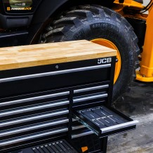 JCB-42TCK Dirbtuvių vežimėlis su 299 įrankiais, 42", 14 stalčių
