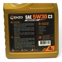 ENZO 5W30 C3 Variklinė alyva 4L, pilnai sintetinė