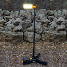 JCB-SL-DUO-FOLD-KONNECT Sulankstomas LED bokštinis šviestuvas 18V 6000lm, IP65