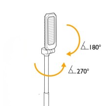 JCB-SL-DUO-FOLD-KONNECT Sulankstomas LED bokštinis šviestuvas 18V 6000lm, IP65