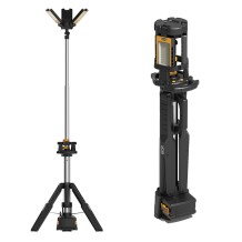 JCB-SL-TRI-FOLD-KONNECT Sulankstomas LED bokštinis šviestuvas 18V / 230V 8400lm, IP54