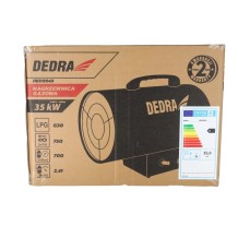 Dedra DED9943 Dujinis šildytuvas 35kW, 750 m³/h