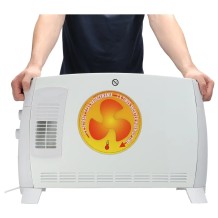 Descon DA-K2010TS Konvektorinis šildytuvas 2000W Super Turbo su ventiliatoriumi