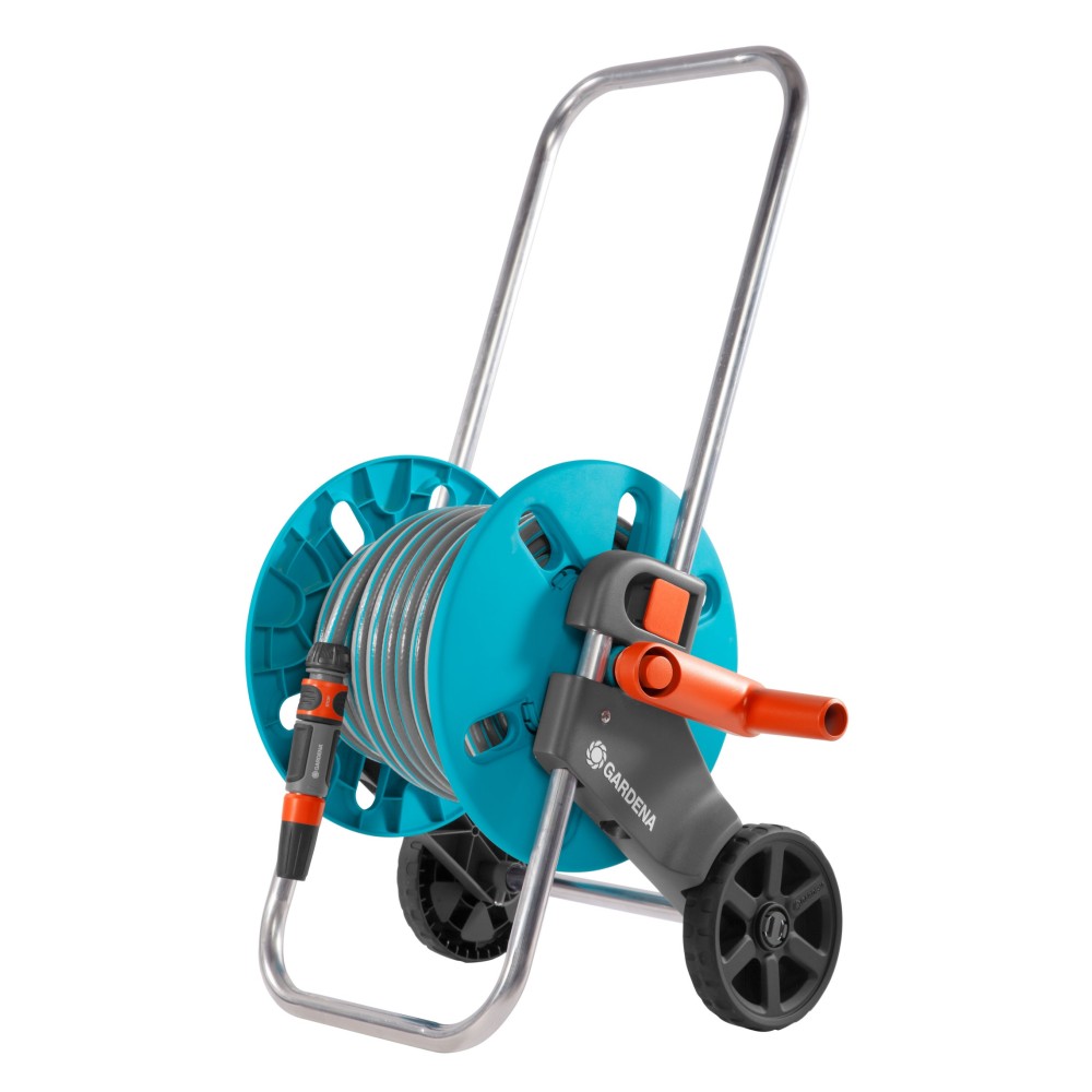 Gardena 18502-20 CleverRoll S žarnos vežimėlis su 20 m žarna, jungtimis ir purkštuku