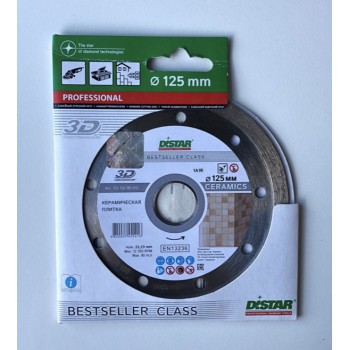 Distar 125mm BESTSELLER Ceramics Deimantinis diskas plytelių pjovimui
