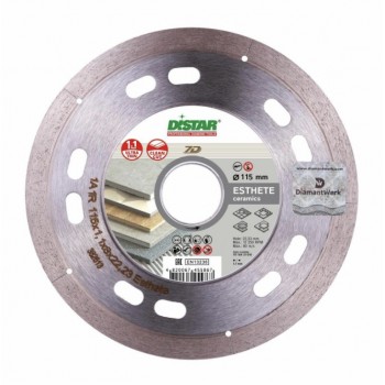 Distar 115mm Esthete 2.0 švaraus pjovimo deimantinis diskas plytelėms