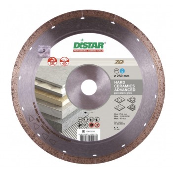 Distar 7D 250mm Hard Ceramics Advanced Deimantinis diskas plytelėms pjauti